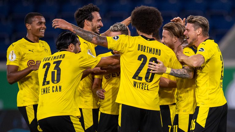 Borussia Dortmund schießt sich für den Ligastart gegen Gladbach warm. 