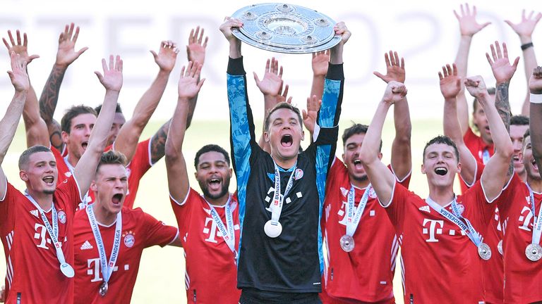 Nationale Titel: 30x Deutsche Meisterschaft, 20x DFB-Pokal, 6x Deutscher Ligapokal, 7x Deutscher Superpokal