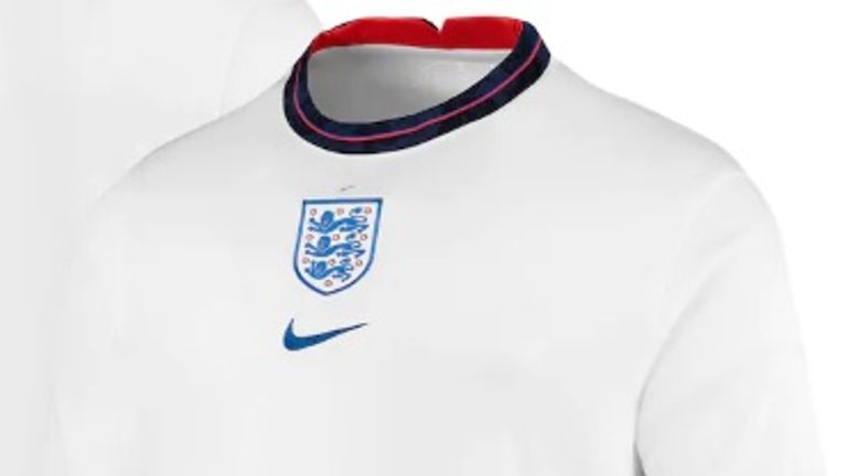 England spielt zu Hause in einem weißen Trikot. (Quelle: https://twitter.com/england)