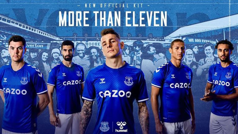FC Everton: Die ''Toffees'' haben mit dem Sportartikelhersteller ''hummel'' einen brandneuen Trikotausrüster. Das neue Heim-Jersey ist im vereinsklassischem blau gehalten. (Quelle: www.evertonfc.com)