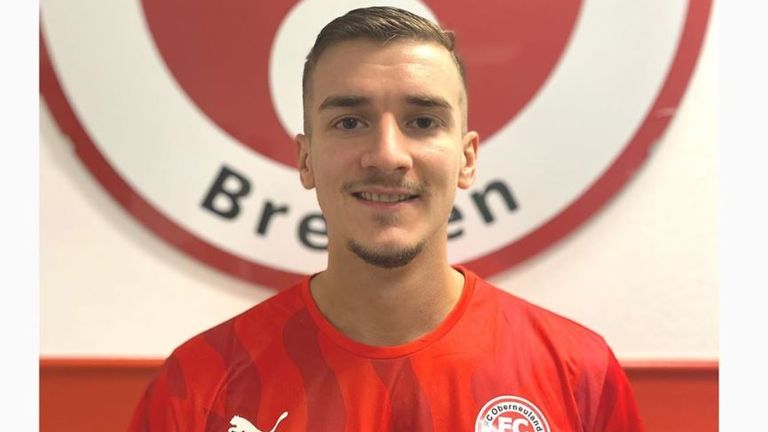 Haris Ibrahimovic stürmt für den FC Oberneuland in der Regionalliga (Bildquelle: fcoberneuland.de)