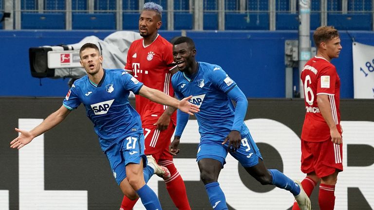 Hoffenheim Andrej Kramaric trifft gegen den FC Bayern doppelt.