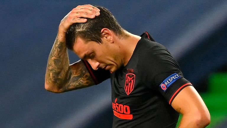 Jose Maria Gimenez wurde positiv auf COVID-19 getestet. 