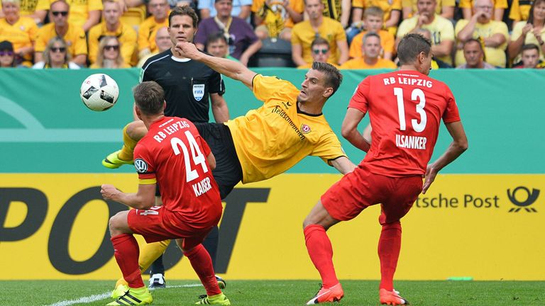 RB Leipzig: 2016/17 gegen Dynamo Dresden (6:7 n.E.)