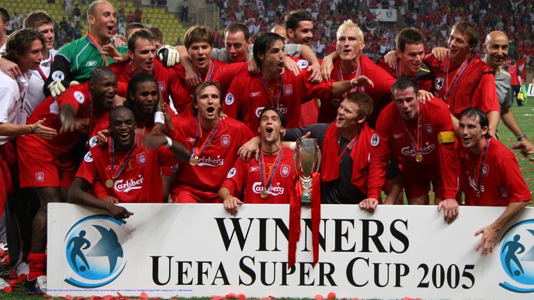 Saison 2005/2006: FC Liverpool gegen ZSKA Moskau (3:1 n.V.). Tore: Daniel Carvalho (0:1, 28. Min)m Djibril Cisse (1:1, 82. Min), Djibril Cisse (2:1, 103. Min), Luis Garcia (3:1, 109. Min). Austragungsort: Stade Louis II. Zuschauerzahl: 17.042. Datum: 26.08.2005