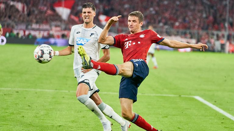 2018/19: Thomas Müller für den FC Bayern gegen die TSG Hoffenheim (3:1)