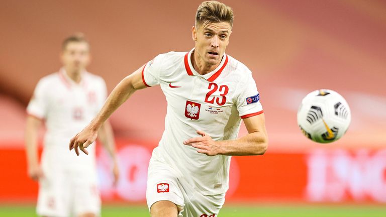 Krzysztof Piatek spielte am Samstag noch für Polen gegen die Niederlande.
