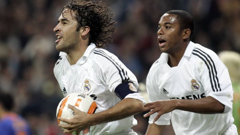 Real Madrid (2005-2007): Raul (7) & Robinho (10) - gemeinsame Erfolge: zweimal Meister