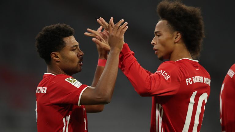 Serge Gnabry und Leroy Sane bilden beim FC Bayern das neue Flügelzangen-Duo. 