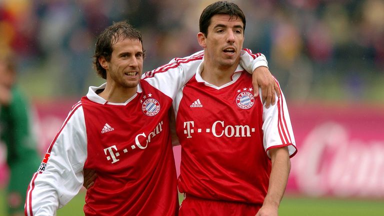 FC Bayern München (2003-2007): Mehmet Scholl (7) & Roy Makaay (10) - gemeinsame Erfolge: zweimal Deutscher Meister, zweimal DFB-Pokalsieger (jeweils 2004/05 und 2005/06).