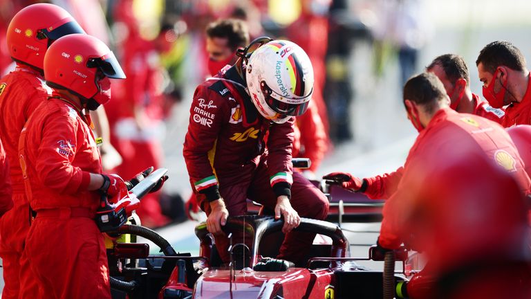 Sebastian Vettel erlebt mit Ferrari eine Saison zum Vergessen. 
