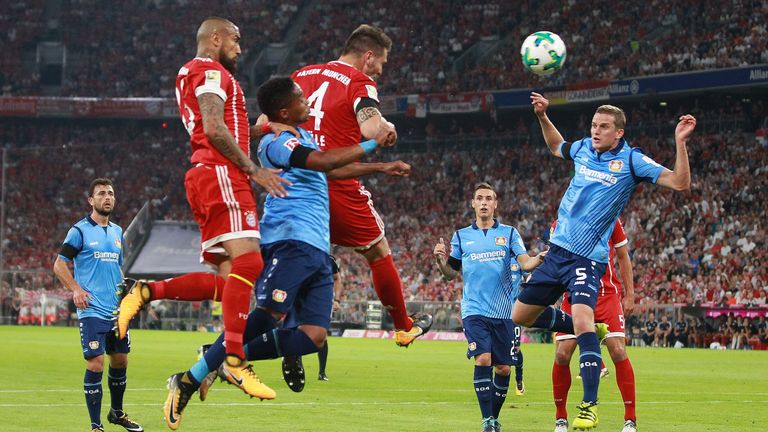 2017/18: Niklas Süle für den FC Bayern gegen Bayer Leverkusen (3:1)