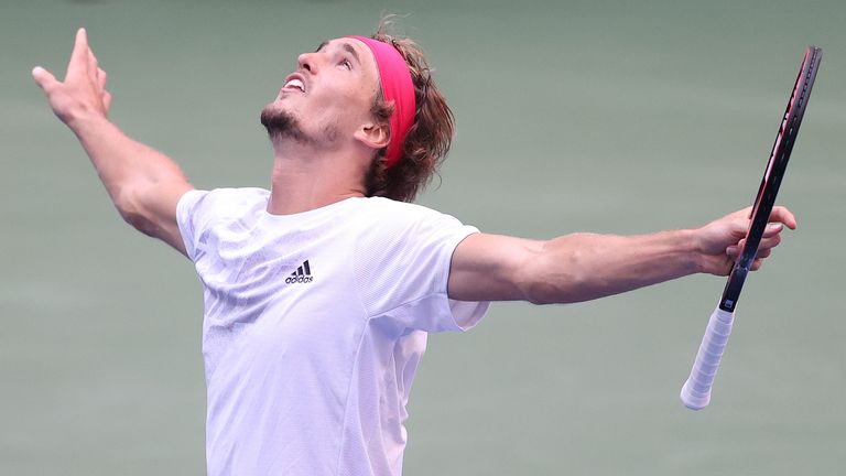 Alexander Zverev steht im Halbfinale der US Open.