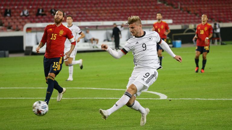 Timo Werner überzeugt gegen Spanien.
