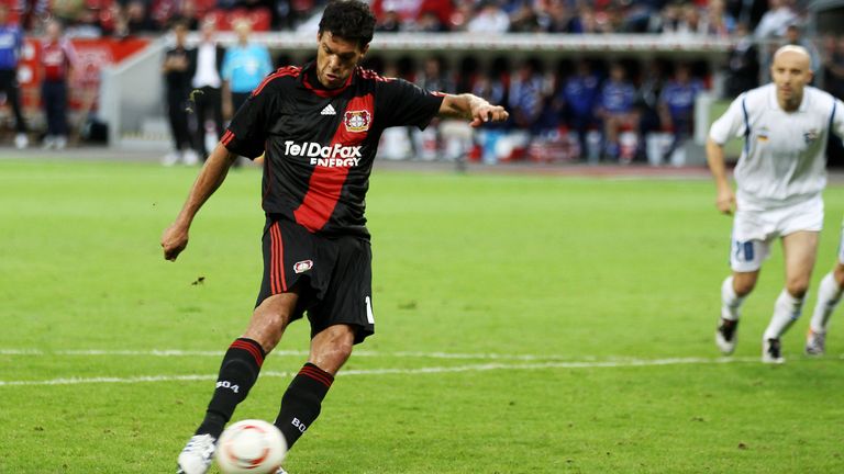 Michael Ballack für Bayer 04 Leverkusen.