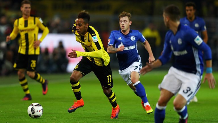 2016/2017: Dortmund und Schalke spielten im Rückspiel 0:0 (9. Spieltag).