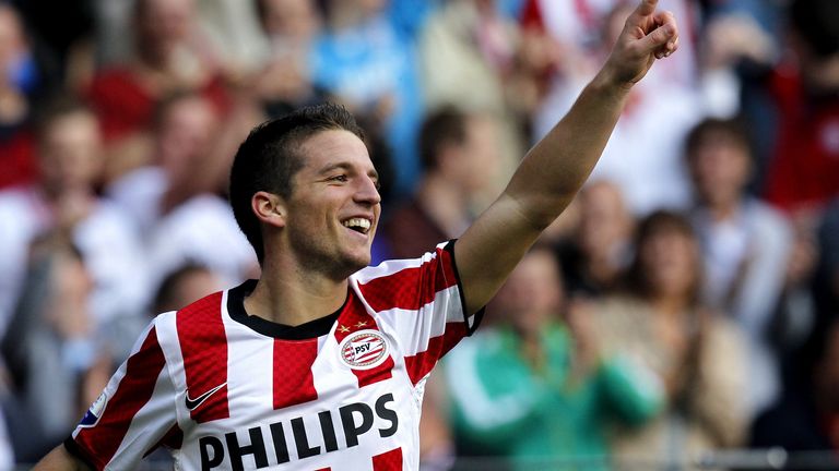 Vor Neapel hieß Dries Mertens' letzte Station PSV Eindhoven: Von 2011 bis 2013 erzielt Mertens 88 Scorerpunkte in 88 Einsätzen.
