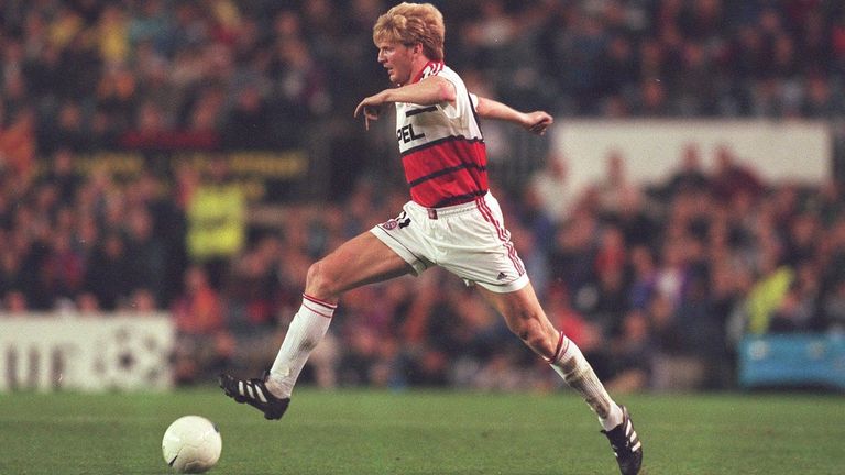 Stefan Effenberg für den FC Bayern München.