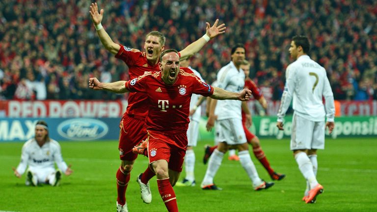 Der FC Bayern hat es in der Königsklasse schon einige Male mit Real zu tun bekommen - manchmal auch, wie hier 2012, mit Erfolg.