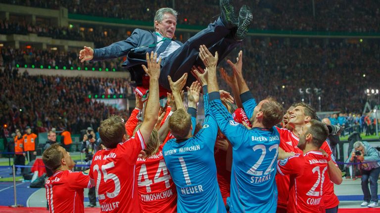 2012/13: Pokal-Sieg. Bayern gegen Stuttgart 3:2, Tore: Thomas Müller (1:0, 37. Min.), Mario Gomez (2:0, 48. Min., 3:0, 61. Min.), Martin Harnik (3:1, 71. Min., 3:2, 80. Min.). Stadion: Olympiastadion. Zuschauer: 74.244. Trainer: Jupp Heynckes.  