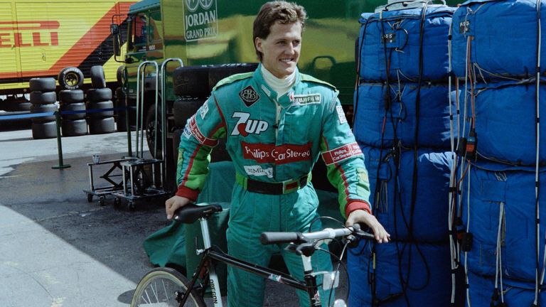 Am 25. August 1991 trat Michael Schuhmacher bei seinem ersten Grand Prix für Jordan-Ford in Belgien an.