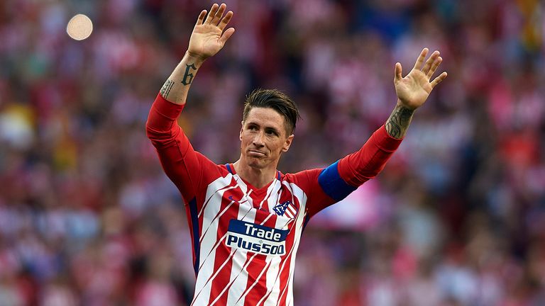 Fernando Torres für Atletico Madrid.