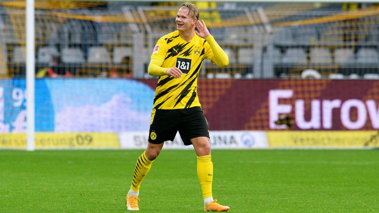 Sturm: Erling Haaland (Borussia Dortmund), 100 Millionen.