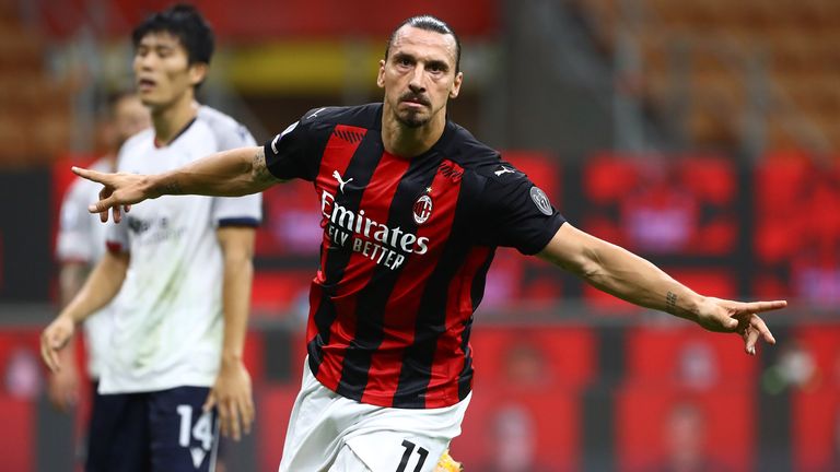 Zlatan Ibrahimovic mischt mit dem AC Milan derzeit die Serie A auf.