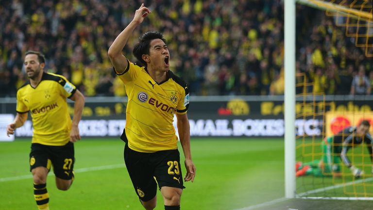 Shinji Kagawa für Borussia Dortmund.