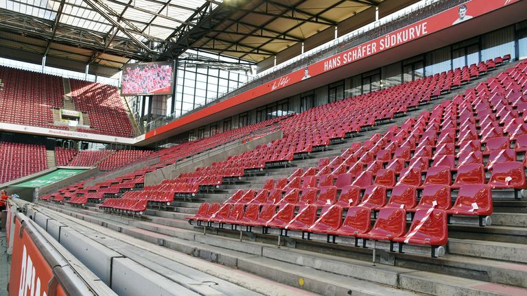Die Ränge in Köln bleiben auch beim Spiel der deutschen Nationalmannschaft leer.