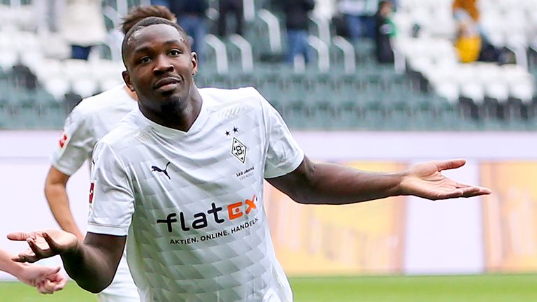 Borussia M'Gladbach: Marcus Thurams spielt bei den Fohlen links Außen und hat mit der Spielmacher-Rolle wenig zu tun. 2023 endet sein Vertrag.