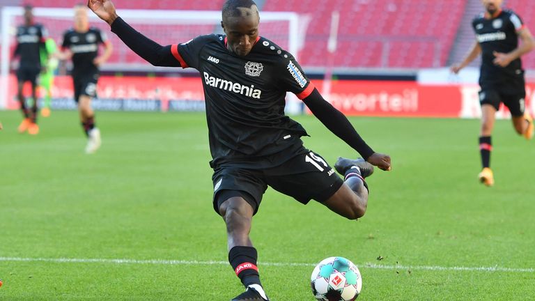 BAYER LEVERKUSEN: 1. Moussa Diaby, 2.: Kai Havertz, 3.: Charles Aranguiz, 4.: Lars Bender                     
