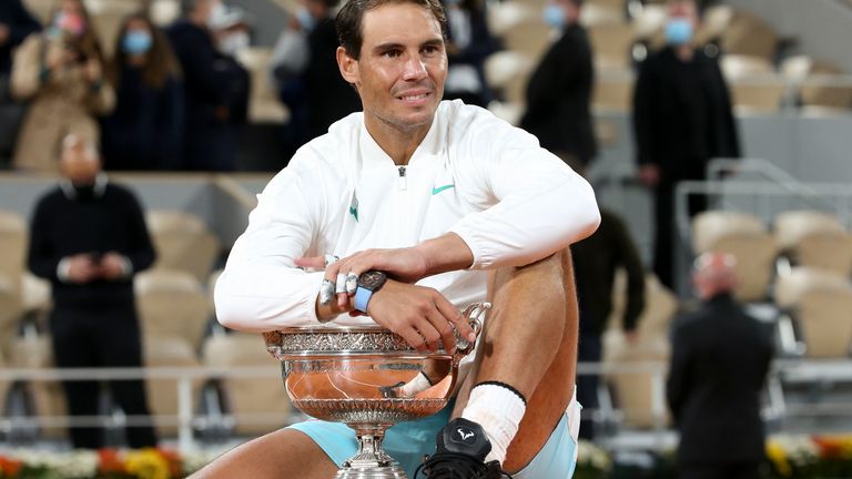 Rafael Nadal feierte seinen 13. French-Open-Titel und seinen 20. bei einem Grand-Slam insgesamt.