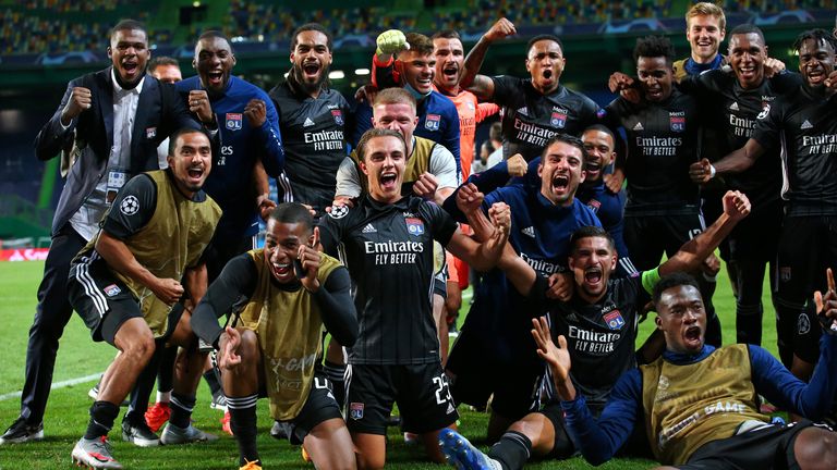 Platz 10 - Olympique Lyon: 136 Spiele, 210 Punkte