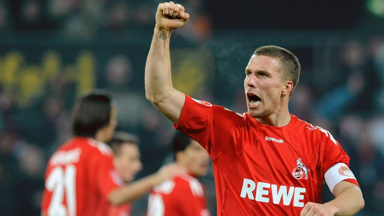 Lukas Podolski für den 1. FC Köln.