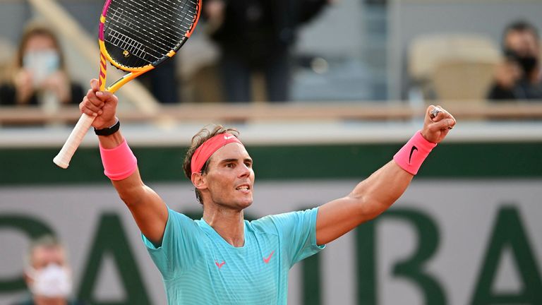 Rafael Nadal French Open 2020.
