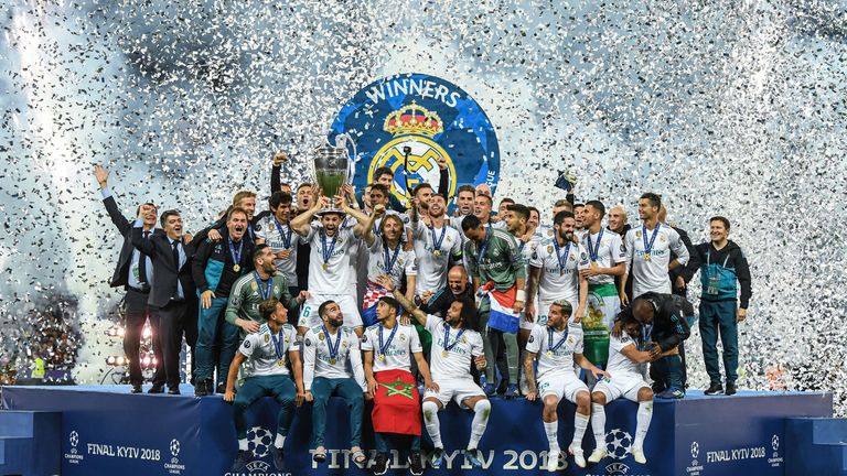 Real Madrid konnte bisher am häufigsten die Championsleague gewinnen.