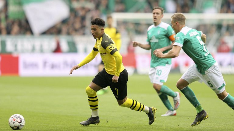 Mittelfeld: Jaden Sancho (Borussia Dortmund), 135 Millionen Euro.