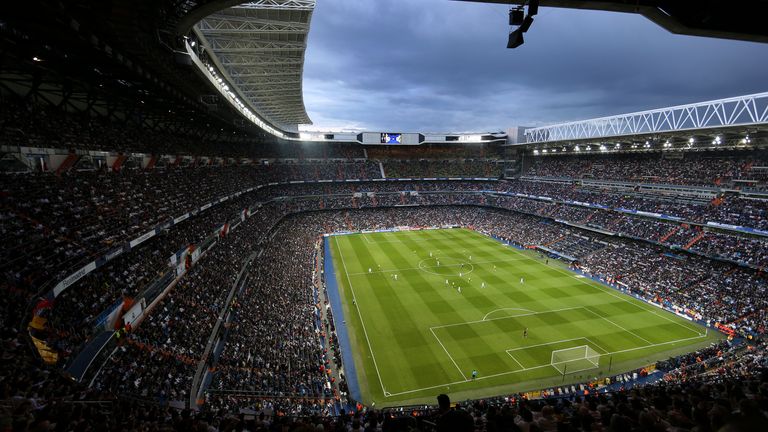 Real Madrid: Estadio Santiago Bernabéu: 81.044