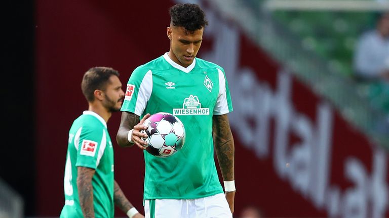 Davie Selke fehlt Werder Bremen gegen Eintracht Frankfurt.