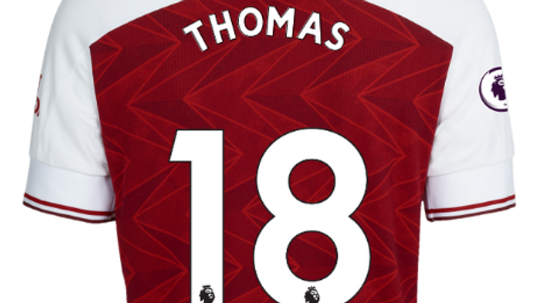 Thomas Partey ist der teuerste Transfer des Deadline Days. Beim FC Arsenal erhält er die Nummer 18. (Quelle: arsenal.com/onlineshop