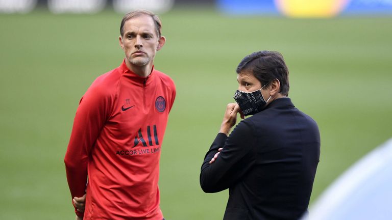 Es kriselt zwischen PSG-Trainer Tuchel und Sportdirektor Leonardo.