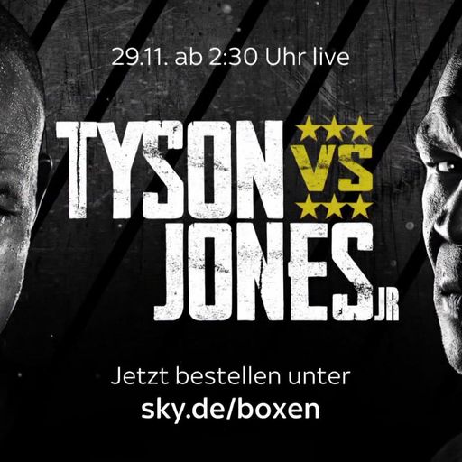 Box-Legenden live auf Sky: Mike Tyson gegen Roy Jones Jr.