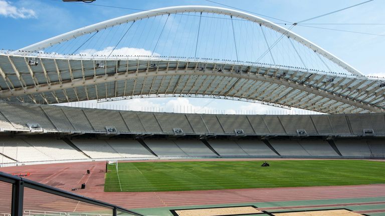 Griechenland: Olympiastadion Athen (69.618 Plätze)