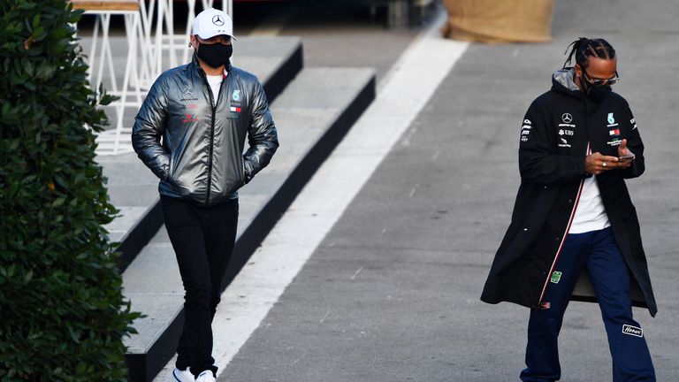 Mercedes: Bottas und Hamilton in der Quali