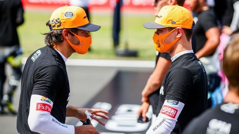 McLaren: Sainz und Norris beim Rennen