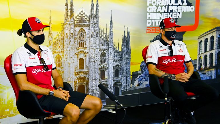 Alfa Romeo: Räikkönen und Giovinazzi beim Rennen