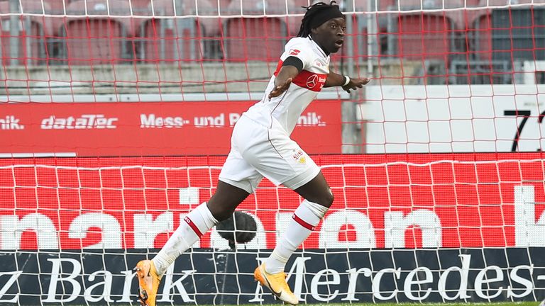Platz 9: Tanguy Coulibaly, VfB Stuttgart, 21 Dribblings (38,1 Prozent gewonnen)