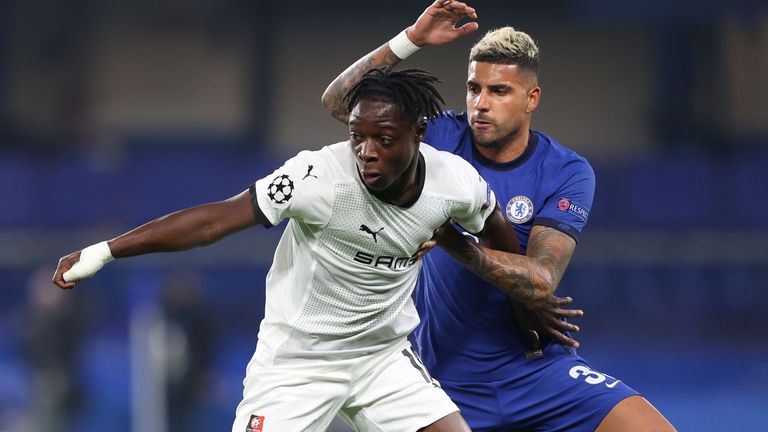 Platz 10: Jeremy Doku (Stade Rennes/Frankreich) - Marktwert: 7,8 Millionen Euro - Rechtsaußen - Vertragslaufzeit: bis 2025