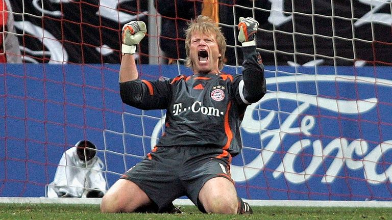 Platz 1: Oliver Kahn - 557 Spiele, 196 Weiße Westen